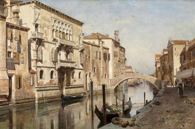 Uitzicht op het Palazzo del Cammello in Venetië door Robert Russ